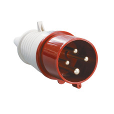 Вилка 024 3Р+РЕ 32А 380В IP44 IEK