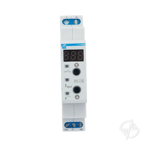 Реле напряжения РН-118 10А, одномодульное Новатек-Электро (3425600118)