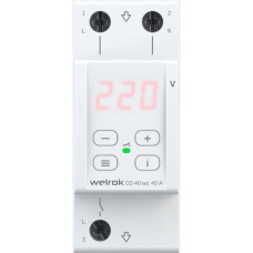 Реле напряжения однофазное, 40А, красная индикация (D2-40 red)