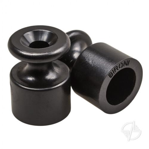 Изолятор для наружного монтажа, пластик, цвет коричневый (100 шт/уп) Bironi (B1-551-22-100)