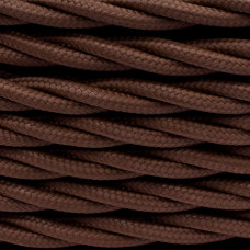 Ретро провод 2х2,5 Коричневый (матовый) 50м Bironi (B1-425-72-50) Ретро провод 2х2,5 Коричневый (матовый) 50м Bironi (B1-425-72-50)