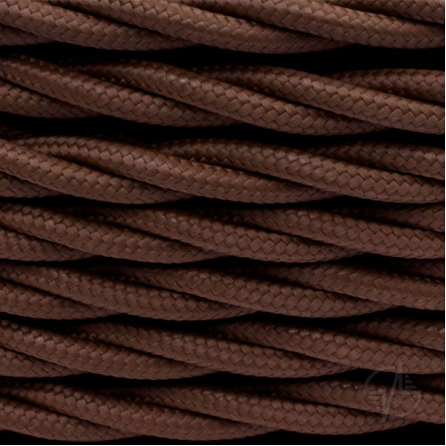 Ретро провод 2х2,5 Коричневый (матовый) 50м Bironi (B1-425-72-50)