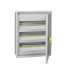 TREND Щит распределительный встраиваемый ЩРв-54з-3 36 металлический с замком УХЛ3 IP31 (MKM14-V-54-30-T)