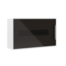 Щиток 18 мод настенный Фрейм (FRAME) белый с тонированной дверцей с 2 шинами PEN на 8 и 10 отв. DKC (F18W1WD)