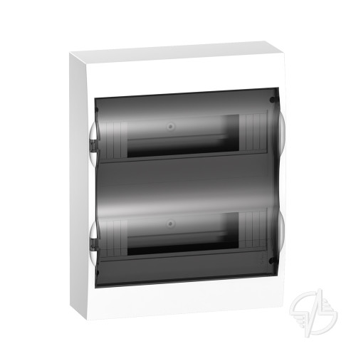 Щит распределительный навесной белый дверь прозрачная на 24 модуля IP40 Easy9 (EZ9E212S2SRU)