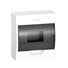 Щит распределительный навесной белый дверь прозрачная на 8 модулей IP40 City9 (EZ9E108S2SRU)