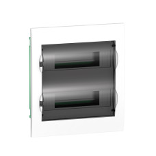 Щит распределительный встраиваемый белый дверь прозрачная на 24 модуля IP40 City9 (EZ9E212S2FRU)