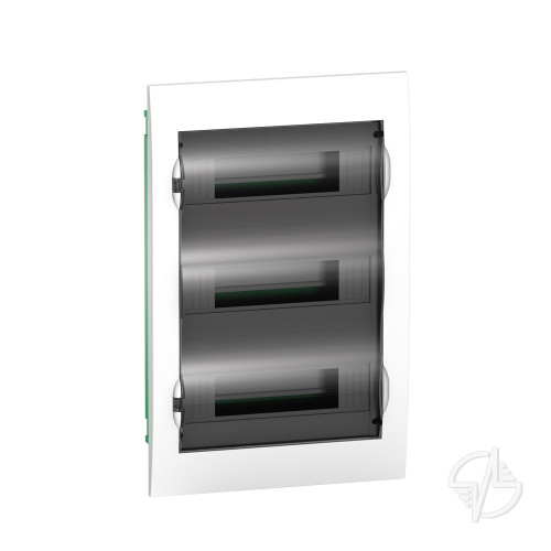 Щит распределительный встраиваемый белый дверь прозрачная на 36 модулей IP40 Easy9 (EZ9E312S2FRU)