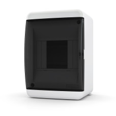 Щит ЩРН-П 4 модуля черная прозрачная дверца IP41 TEKFOR (UNK 40-04-2)