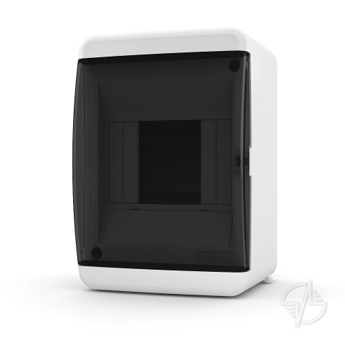 Щит ЩРН-П 4 модуля черная прозрачная дверца IP41 TEKFOR (UNK 40-04-2)