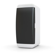 Щит ЩРН-П 2 модуля черная не прозрачная дверца IP41 TEKFOR (UNB 40-02-2)