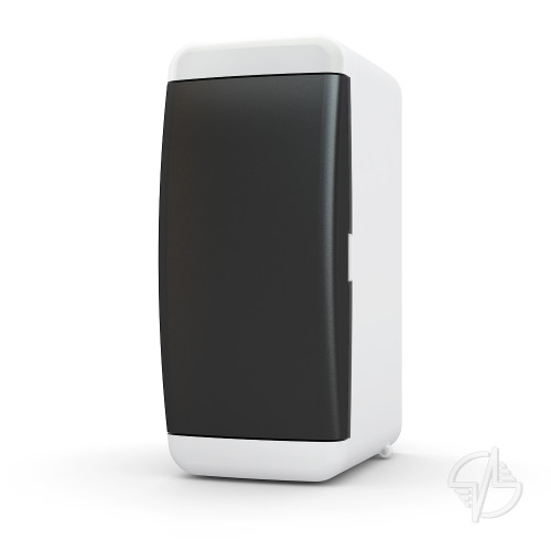 Щит ЩРН-П 2 модуля черная не прозрачная дверца IP41 TEKFOR (UNB 40-02-2)
