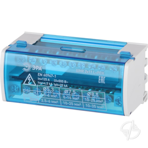 Шины на DIN-рейку NO-224-97 в корпусе кросс-модуль ШНК 2х11 L+PEN (Б0062830)