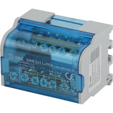 Шины на DIN-рейку в корпусе (кросс-модуль) ШНК 2х7 L+PEN (Б0043931)