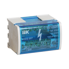 Шины на DIN-рейку в корпусе (кросс-модуль) ШНК 2х7 L+PEN IEK (YND10-2-07-100) Шины на DIN-рейку в корпусе (кросс-модуль) ШНК 2х7 L+PEN IEK (YND10-2-07-100)