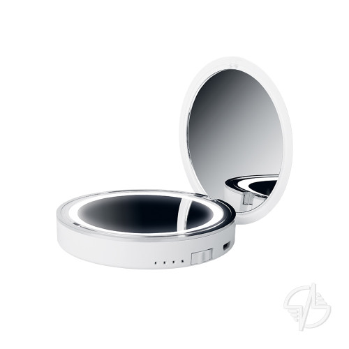 Светодиодное складное косметическое зеркало ML-D9AC-WH