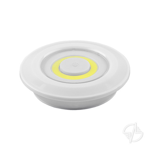 Светодиодный светильник-кнопка Feron FN1207 (3шт в блистере+пульт), 3W, белый (23378)
