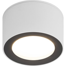 Светильник настенно-потолочный спот OL28 WH/BK GX53, черно-белый, IP44 ЭРА (Б0055581)
