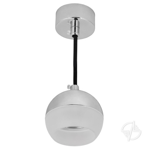 Светильник декоративный 4012 подвесной на потолок под лампу GX53 хром IEK (LT-UCB0-4012-GX53-1-K23)