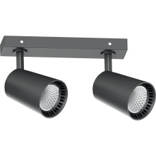 Светодиодный светильник Feron HL212 накладной 2*12W 4000K черный поворотный (41501)