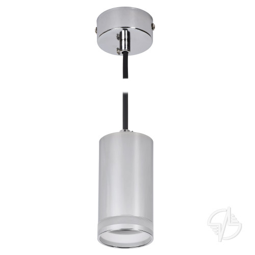 Светильник декоративный 4007 подвесной на потолок под лампу GU10 хром IEK (LT-UCB0-4007-GU10-1-K23)