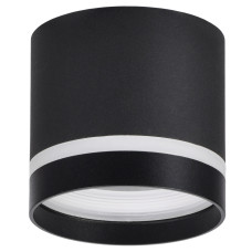 Светильник 4016 накладной потолочный под лампу GX53 черный IEK LIGHTING (LT-UPB0-4016-GX53-1-K02)