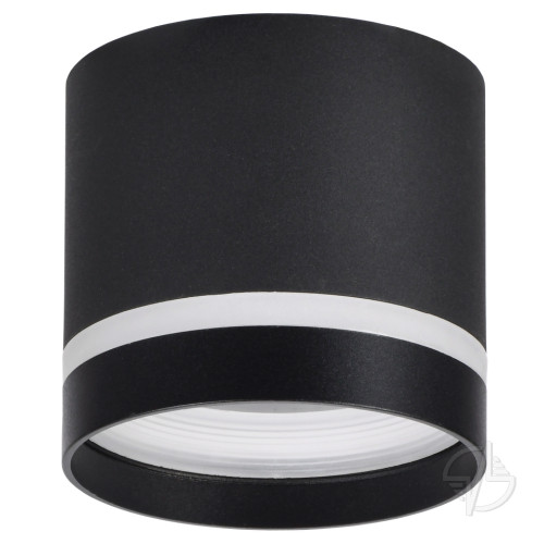 Светильник 4016 накладной потолочный под лампу GX53 черный IEK LIGHTING (LT-UPB0-4016-GX53-1-K02)
