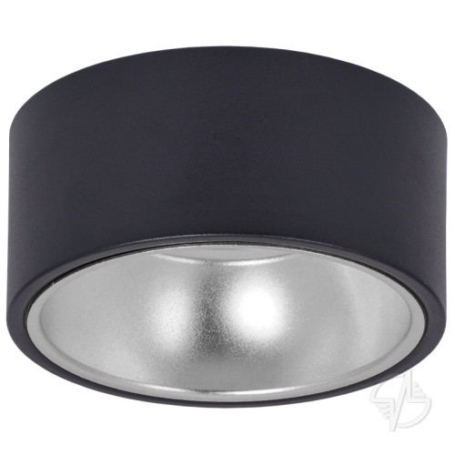 Светильник 4017 накладной потолочный под лампу GX53 черный хром IEK LIGHTING (LT-UPB0-4017-GX53-1-K56)
