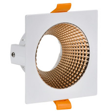 Светильник 4110 встраиваемый декоративный поворотный под лампу GU10 белый/золото пластик IEK (LT-UVB0-4110-GU10-1-K22) Светильник 4110 встраиваемый декоративный поворотный под лампу GU10 белый/золото пластик IEK (LT-UVB0-4110-GU10-1-K22)