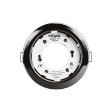 Светильник ДВО-13w GX53 без лампы черный хром (NGX-R1-005-GX53)