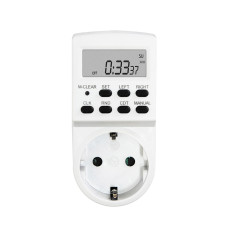 Розетка с таймером Feron TM24 недельная электронная мощность 3500W/16A (23257)