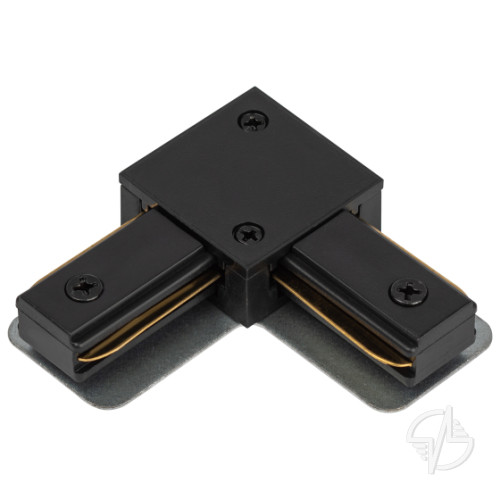 Коннектор TR-1PA-LС-BK L-образный для однофазного шинопровода черный ЭРА (Б0054466)