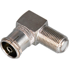 Переход гнездо F - гнездо TV угловой, Rexant (05-4312)