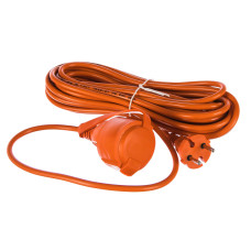 Удлинитель силовой 1 розетка шнур 10м ПВС 2х0.75 6А Universal (9631997)