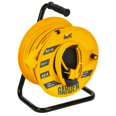 Катушка УК50 1 место с заземлением с термозащитой 2P+PE 3х1,5мм2 50м IEK GARDEN (GD-KP20-16-01-50) Катушка УК50 1 место с заземлением с термозащитой 2P+PE 3х1,5мм2 50м IEK GARDEN (GD-KP20-16-01-50)