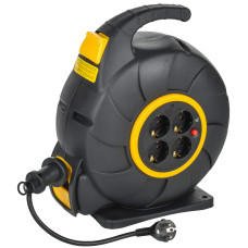 Катушка УК20 4 места 2P+PE/20м 3х1,5мм2 автосматывание IEK TWIST (TW-KP27-16-04-20) Катушка УК20 4 места 2P+PE/20м 3х1,5мм2 автосматывание IEK TWIST (TW-KP27-16-04-20)