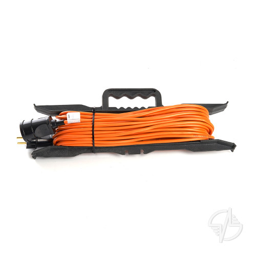 Удлинитель-шнур на рамке 1-местный б/з Stekker, HM02-02-20, 20м, 2*0,75, серия Home, оранжевый (39491)