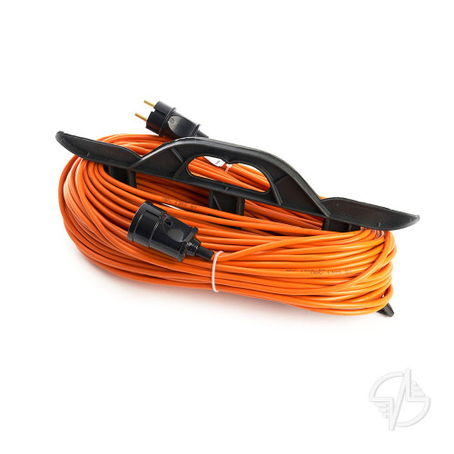 Удлинитель-шнур на рамке 1-местный c/з Stekker, HM02-01-50, 50м, 3*0,75, серия Home, оранжевый (39497)