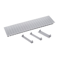 Заглушка 12 модулей серая UNIVERSAL/PRO IEK