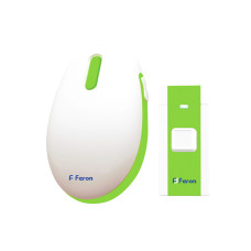 Звонок дверной беспроводной Feron E-375 Электрический 36 мелодии белый зеленый с питанием от батареек (23688) Звонок дверной беспроводной Feron E-375 Электрический 36 мелодии белый зеленый с питанием от батареек (23688)