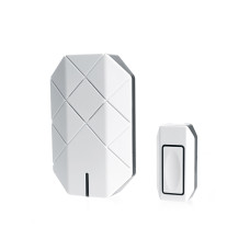 Звонок дверной беспроводной Feron E-377 Электрический 30 мелодий белый с питанием от батареек (41433) Звонок дверной беспроводной Feron E-377 Электрический 30 мелодий белый с питанием от батареек (41433)